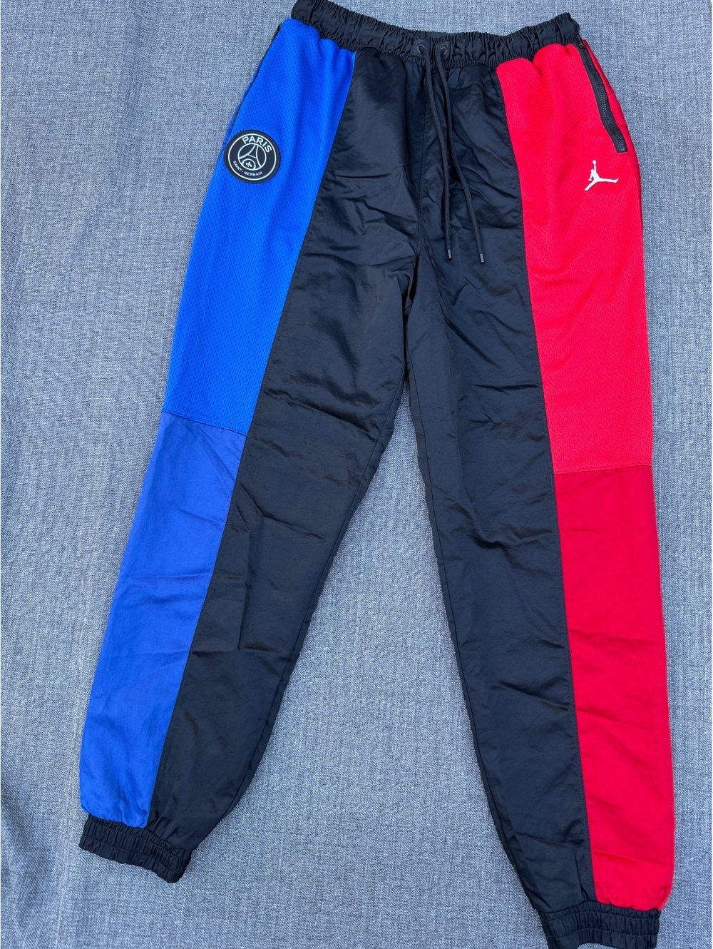 Jordan Paris Saint-Germain Colorblock Jogger Pants men’s size large EUC